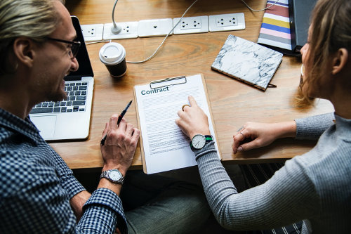 Business contract negotiation