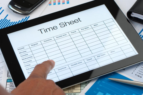 Manual timesheet
