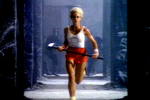 Apple commercial 1984 (Anya Major)