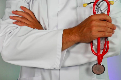 Doctor with a sthetoscope