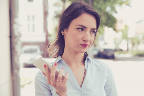 Call receiver annoyed by an auto dialer call