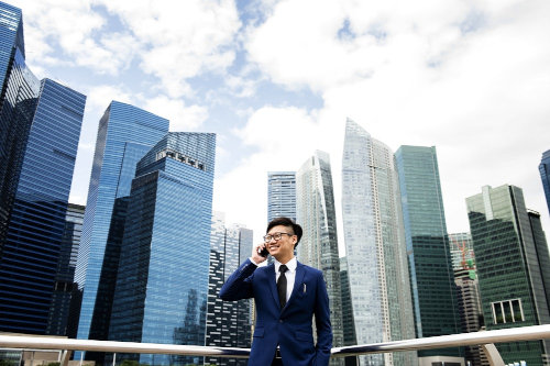 Businessman in Singapore