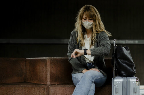 Business traveler during the pandemic