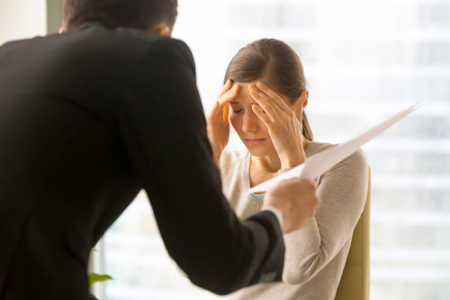 Facing difficult boss