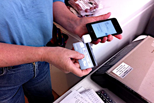 Square credit card processing
