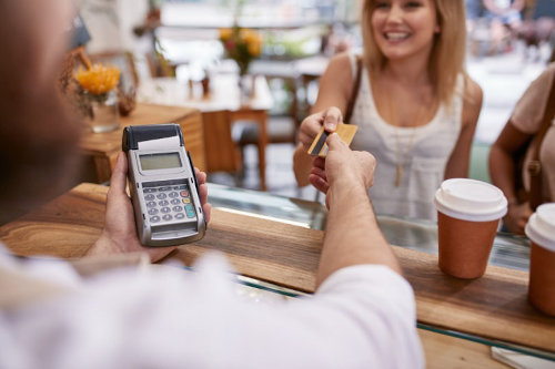 Accepting payment using merchant account
