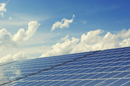 Commercial solar panel