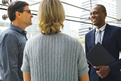 Consulting with family lawyer