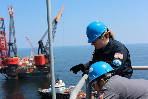 Oil rig inspection