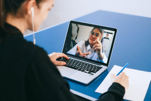 Using team collaboration software