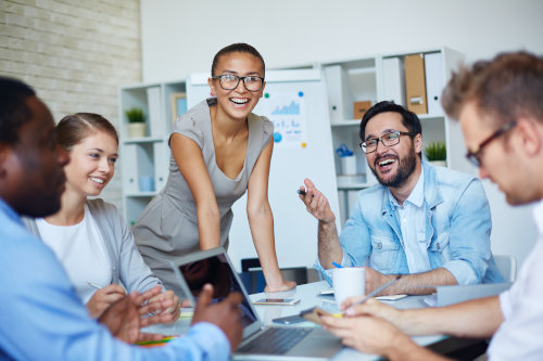 Happy employees