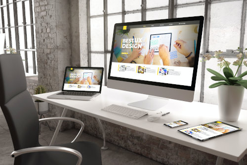 Business website UX design