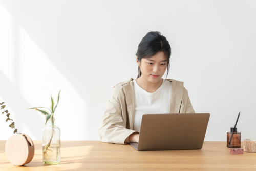 Lone worker working from home