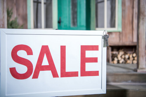 House sale sign