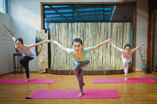 Yoga class