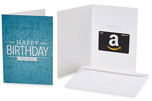 Amazon gift card greeting card