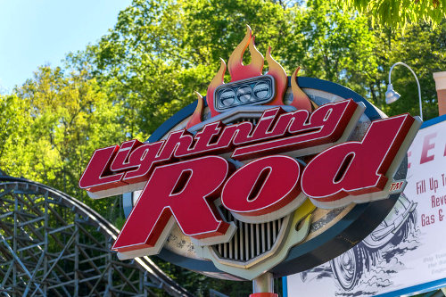 Lightning Rod rollercoaster