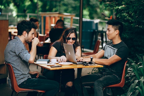 Digital marketers planning for a campaign