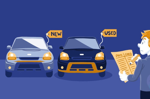 New vs used company cars
