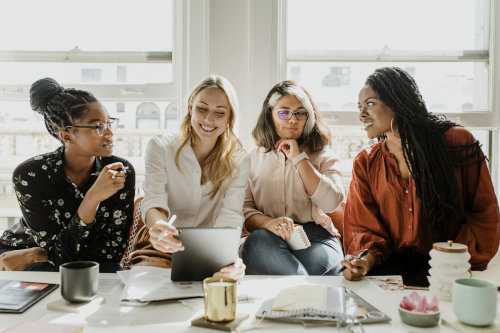 All-women small business leadership team