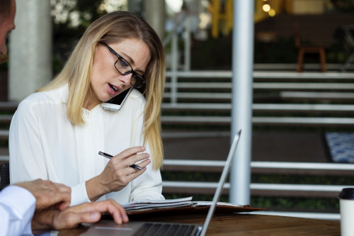 Businesswoman with Doctorate Degree