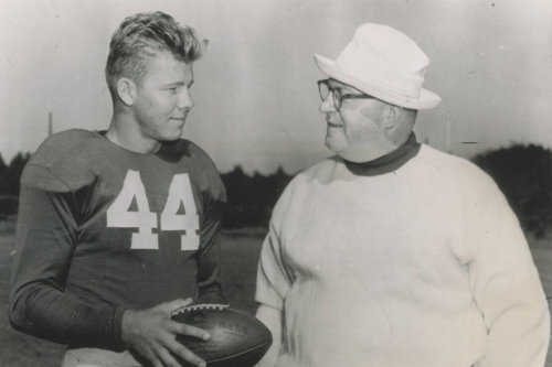 Steve Owen and Kyle Rote