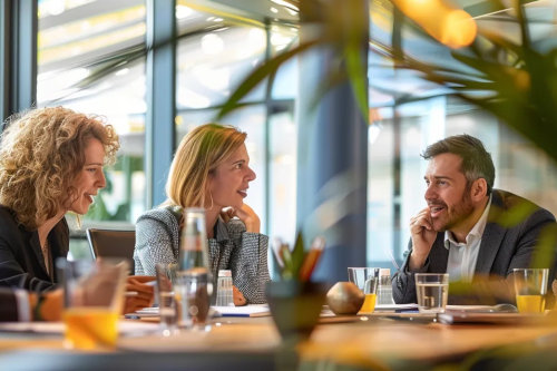 Business team choosing IT service provider