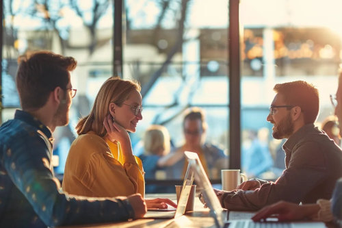 Nonprofit IT services meeting