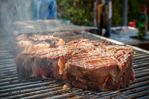 Steak grilling