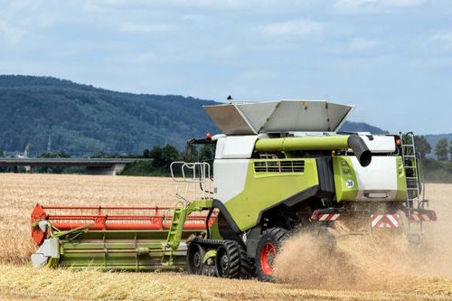 Modern harvesting vehicle